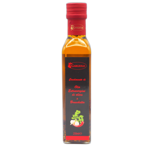 Aceite extra virgen de oliva Gargiulo con sabor "Bruschetta"